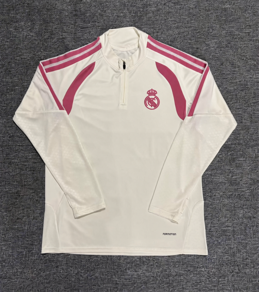 PULL ZIPPÉ REAL MADRID X BEIGE