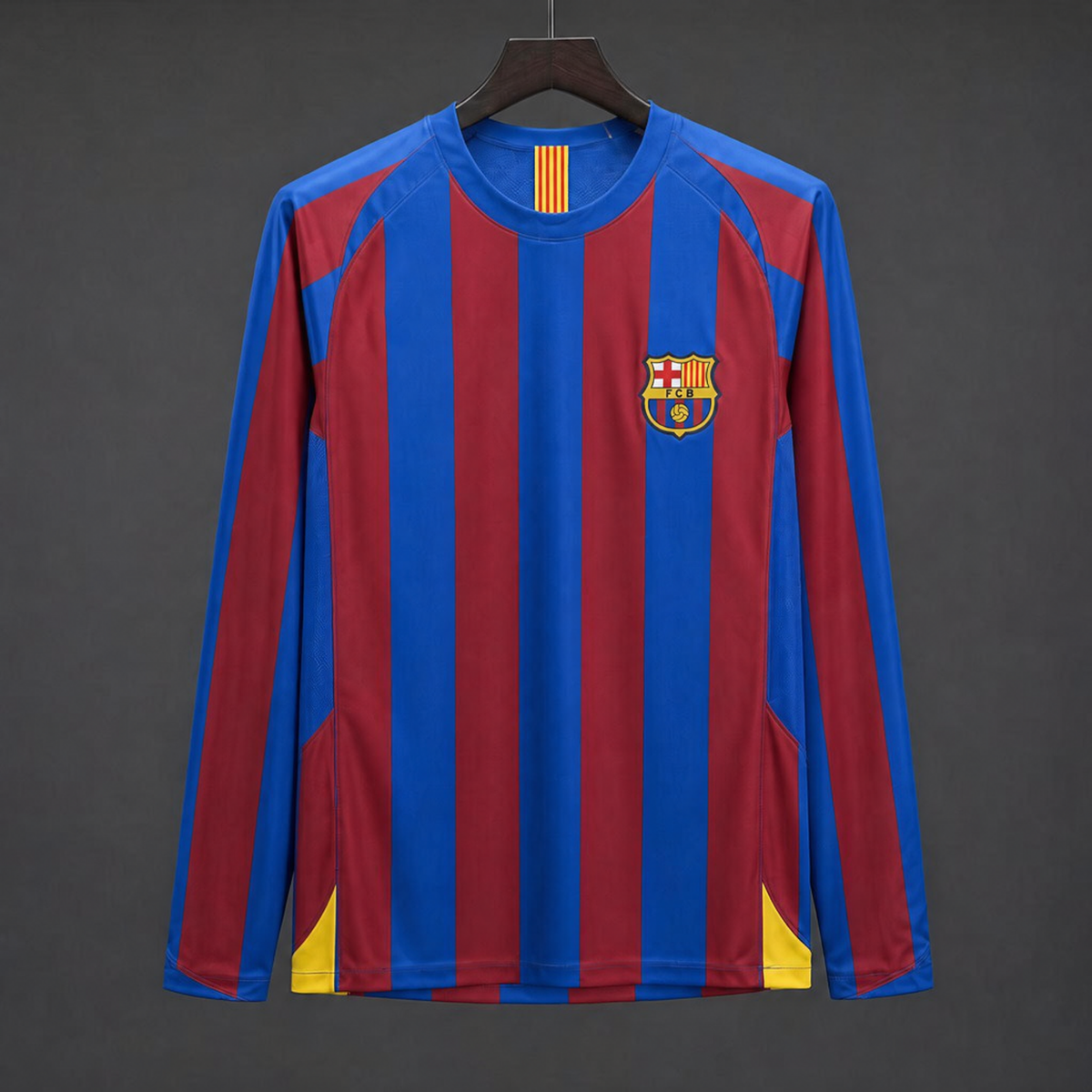MAILLOT MANCHES LONGUES BARCELONE RÉTRO 05/06 DOMICILE
