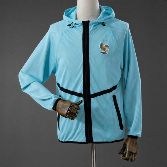 VESTE FRANCE JAQUETTE ANTHEM 2026 BLEU CIEL