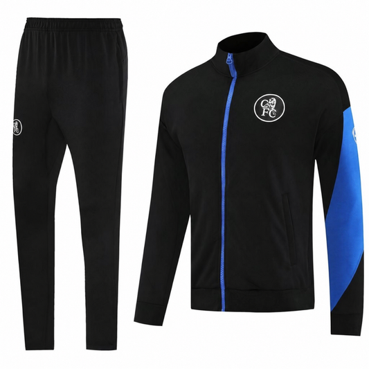 SURVÊTEMENT CHELSEA 25/26 NOIR ET BLEU