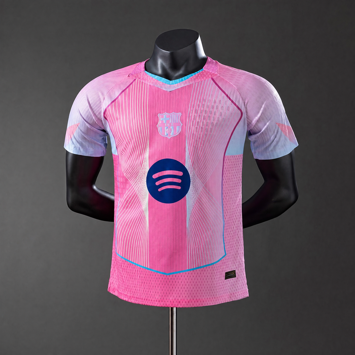 MAILLOT BARCELONE PLAYER 25/26 EDITION ROSE CLAIR