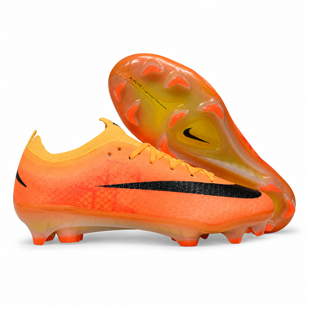 CRAMPONS MERCURIAL VAPOR 17 ELITE SE FG ORANGE ET JAUNE