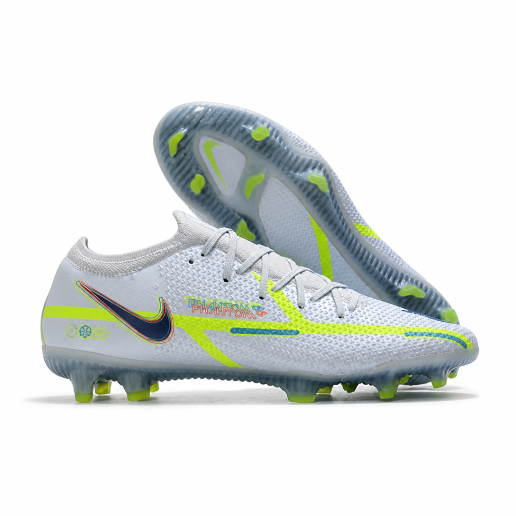 CRAMPONS PHANTOM GT2 ELITE FG BLANC ET VERT