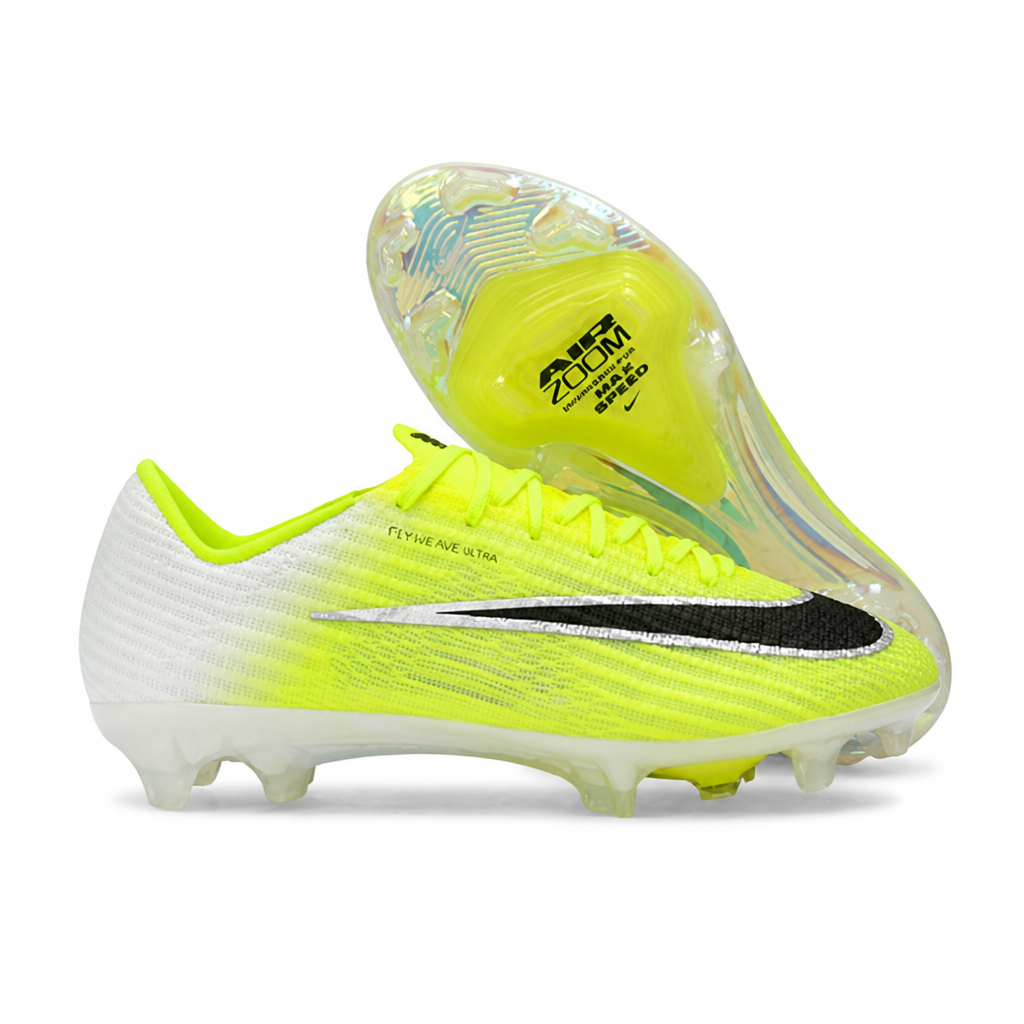 CRAMPONS AIR ZOOM MERCURIAL VAPOR 17 ELITE CR7 FG JAUNE FLUO