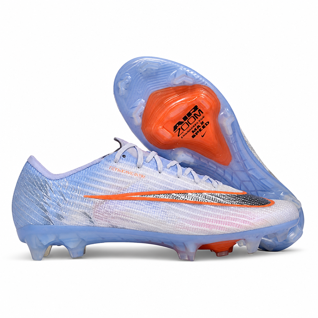 CRAMPONS AIR ZOOM MERCURIAL VAPOR 17 ELITE CR7 FG GRIS ET ORANGE