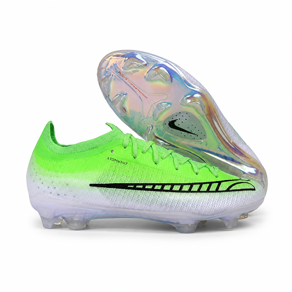 CRAMPONS MERCURIAL VAPOR 17 ELITE SE FG VERT ET BLANC